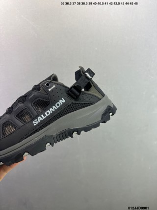 Salomon Techamphibian 5 Black Gray Water Shoe view 8