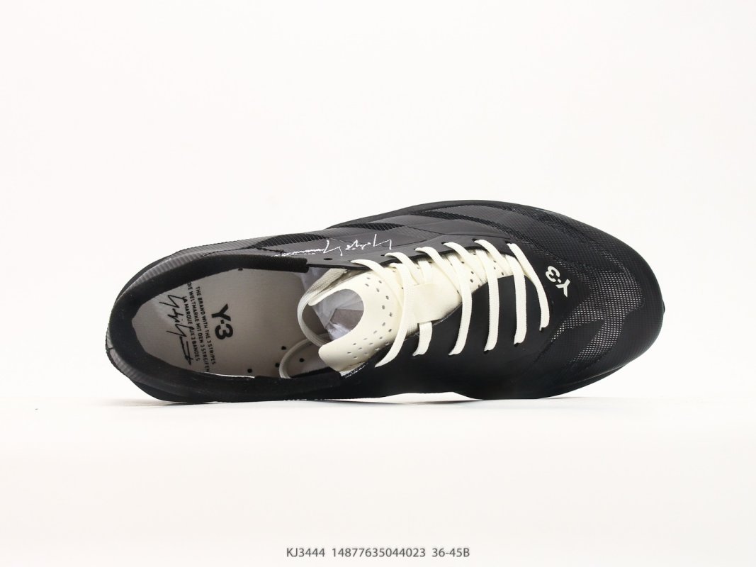 Adidas Y-3 Adizero RC6 Black White Replica Sneaker view
