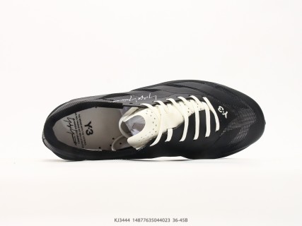 Adidas Y-3 Adizero RC6 Black White Replica Sneaker view 3