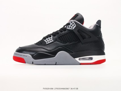 Jordan Air Jordan 4 Bred Reimagined Low Black Red Grey