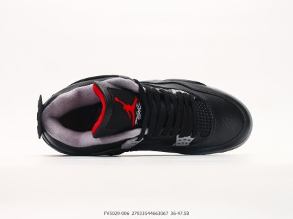 Jordan Air Jordan 4 Bred Reimagined Low Black Red Grey view 3