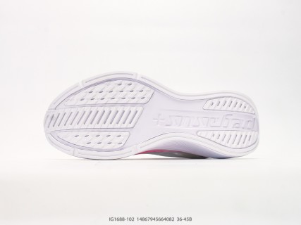 Nike Air Zoom Pegasus Plus 2 White Pink Running Shoe view 4