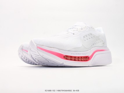 Nike Air Zoom Pegasus Plus 2 White Pink Running Shoe view 5