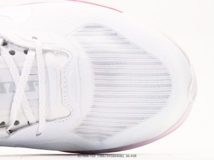 Nike Air Zoom Pegasus Plus 2 White Pink Running Shoe view 8