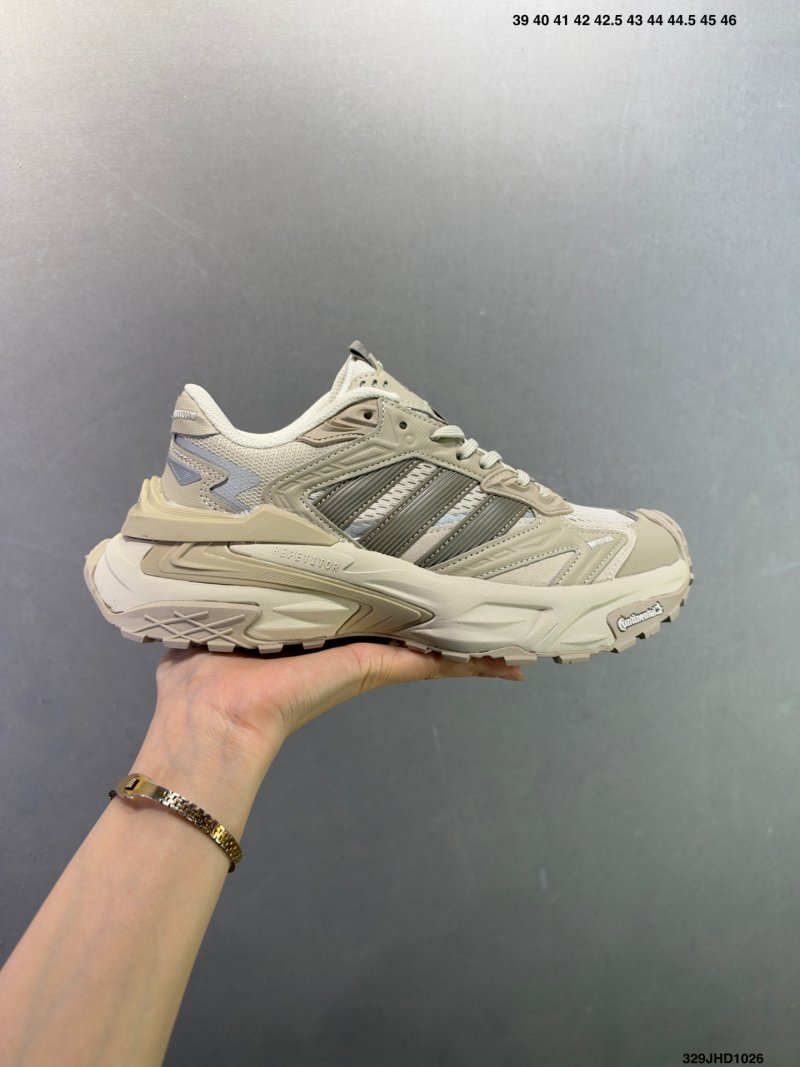 Adidas Adistar Gaelle Cream Black Low-Top Dad Shoe view