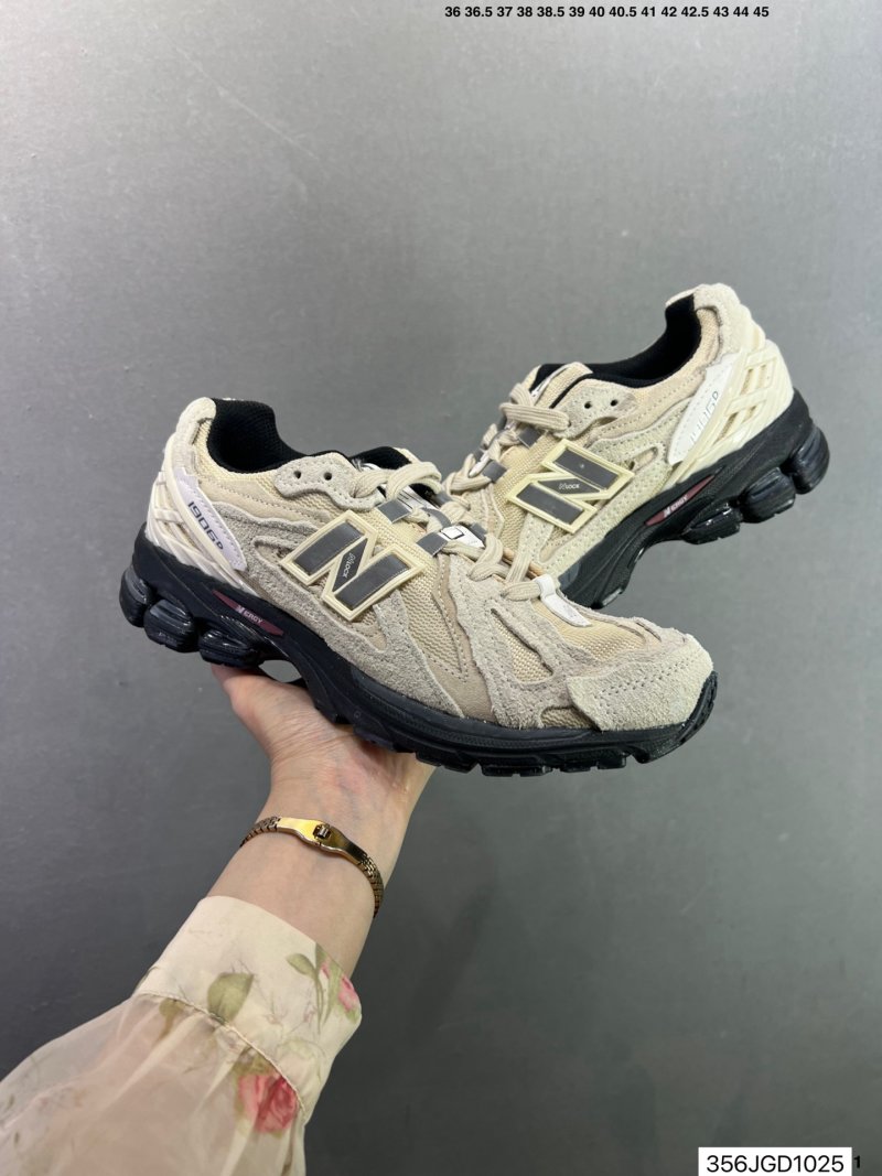 New Balance M1906A Low Deconstructed Vintage Dad Sneaker Beige Black view