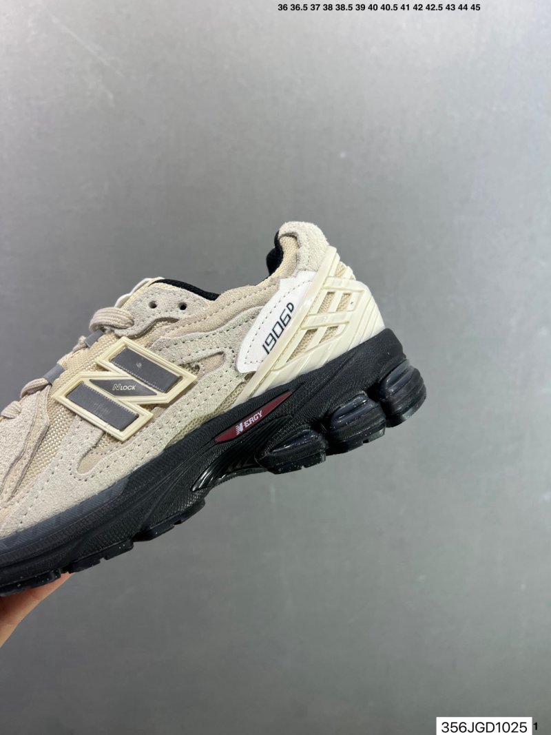 New Balance M1906A Low Deconstructed Vintage Dad Sneaker Beige Black view