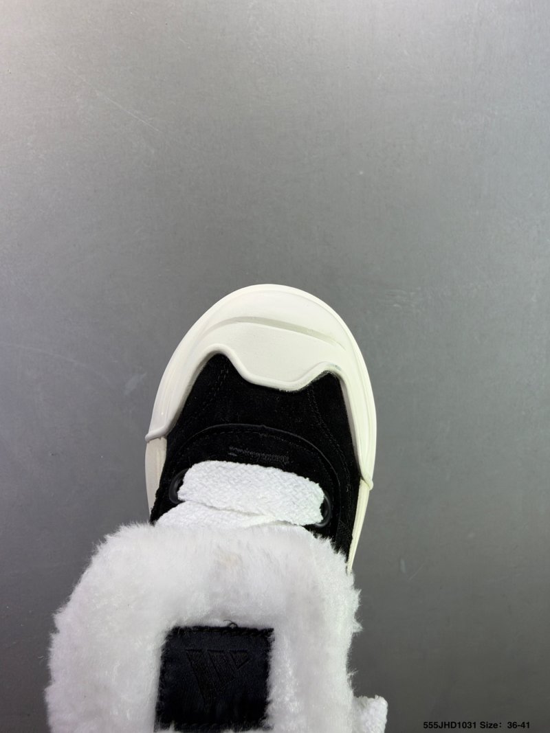 Adidas Maxxcourt SE Fuzzy Black White Women's Low-Top Casual Sneaker view