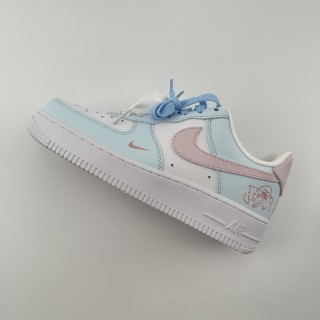 Nike Air Force 1 '07 Low White Blue Pink UA Replica