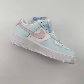 Nike Air Force 1 '07 Low White Blue Pink UA Replica view 2