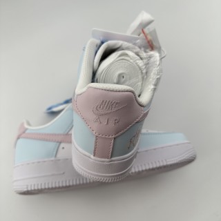 Nike Air Force 1 '07 Low White Blue Pink UA Replica view 5