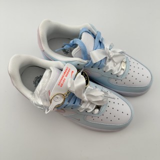 Nike Air Force 1 '07 Low White Blue Pink UA Replica view 7