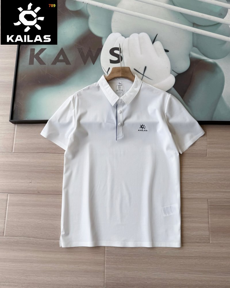 Kailas Summer 2026 Men's Moisture-Wicking Polo Shirt - White