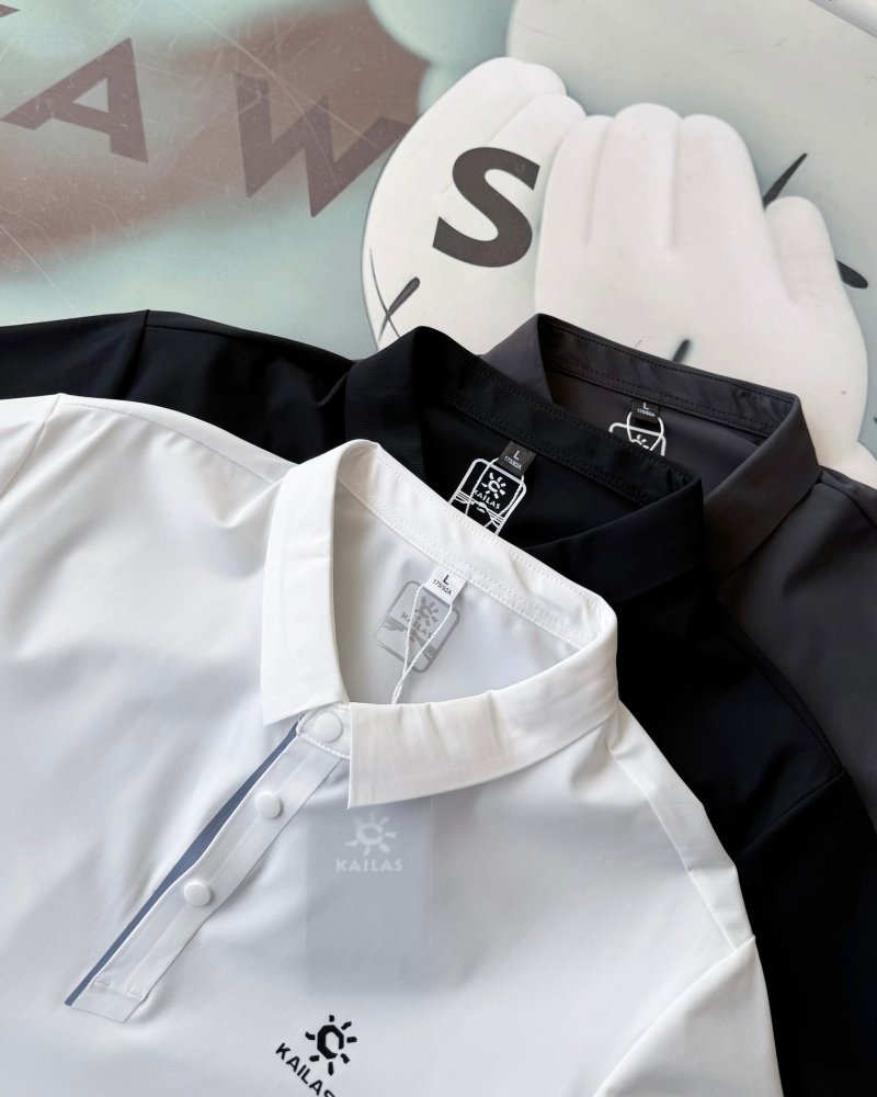 Kailas Summer 2026 Men's Moisture-Wicking Polo Shirt - White view