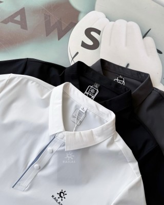 Kailas Summer 2026 Men's Moisture-Wicking Polo Shirt - White view 12