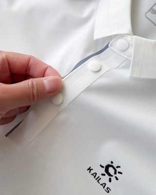 Kailas Summer 2026 Men's Moisture-Wicking Polo Shirt - White view 15