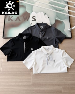Kailas Summer 2026 Men's Moisture-Wicking Polo Shirt - White view 4