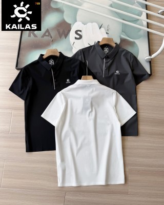 Kailas Summer 2026 Men's Moisture-Wicking Polo Shirt - White view 5