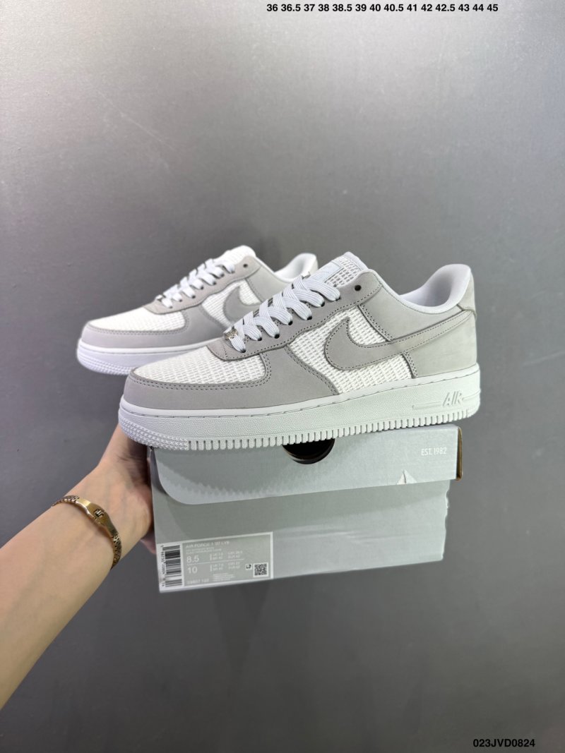 Nike Air Force 1 '07 Low White Grey UA Replica view