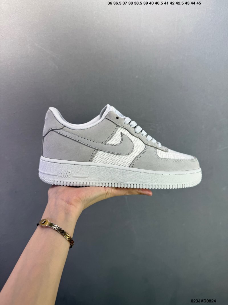 Nike Air Force 1 '07 Low White Grey UA Replica view