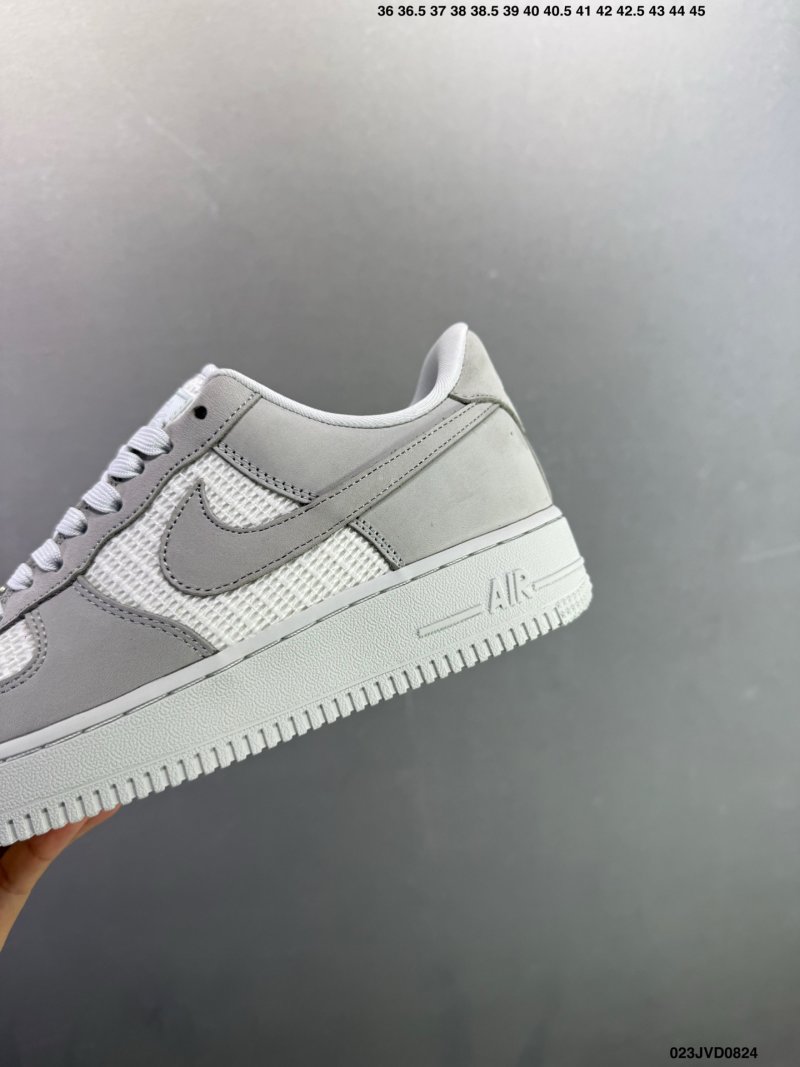 Nike Air Force 1 '07 Low White Grey UA Replica view
