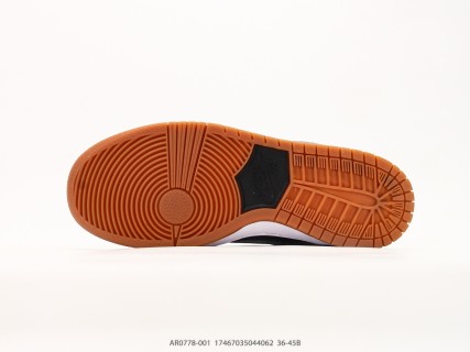 Nike Dunk Low Grey Black Gum UA Replica Sneaker view 4
