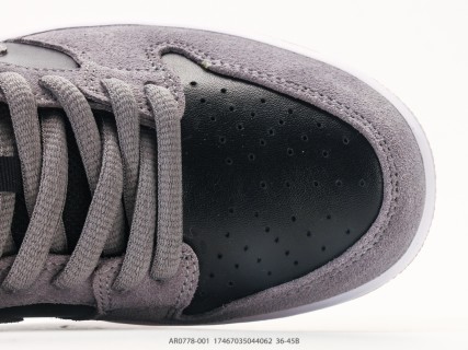 Nike Dunk Low Grey Black Gum UA Replica Sneaker view 8