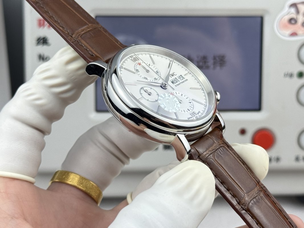 Breitling Navitimer Chronograph Brown Leather Rep Watch view
