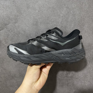 HOKA Speedgoat 7 Low Trail Running Shoe Black view 3
