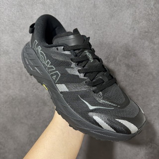 HOKA Speedgoat 7 Low Trail Running Shoe Black view 4