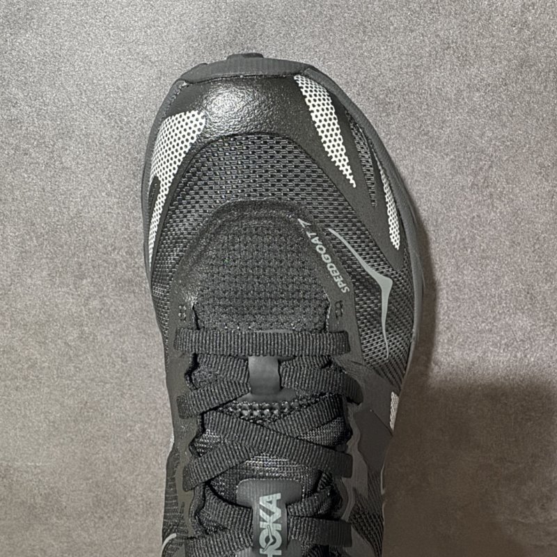 HOKA Speedgoat 7 Low Trail Running Shoe Black view
