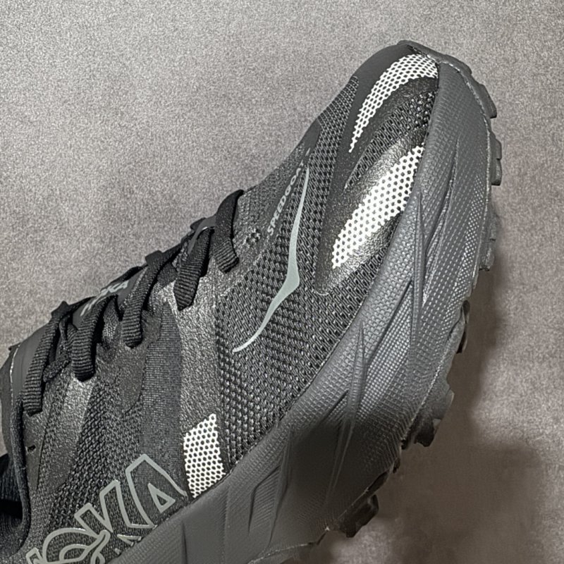 HOKA Speedgoat 7 Low Trail Running Shoe Black view