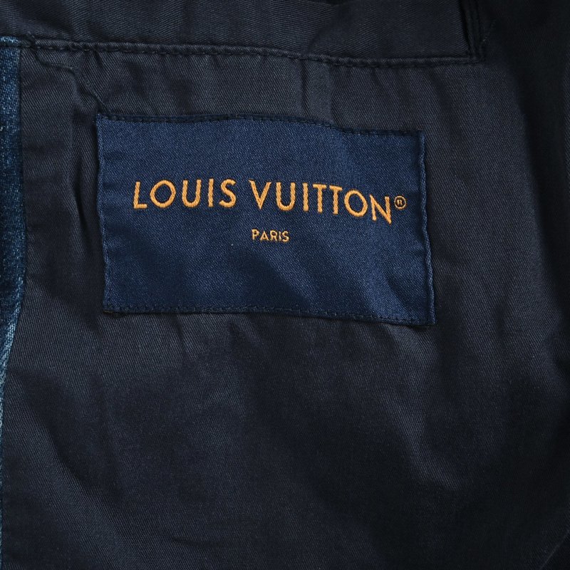 Louis Vuitton Monogram Checkerboard Denim Jacket Blue view
