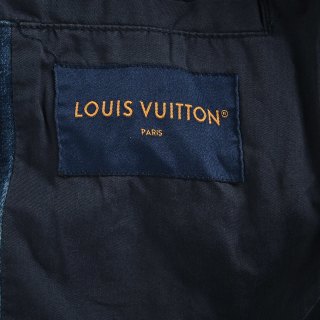Louis Vuitton Monogram Checkerboard Denim Jacket Blue view 11