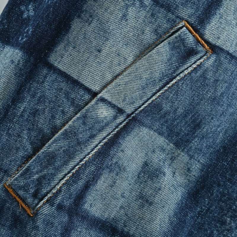 Louis Vuitton Monogram Checkerboard Denim Jacket Blue view