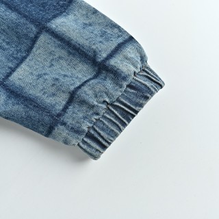 Louis Vuitton Monogram Checkerboard Denim Jacket Blue view 9