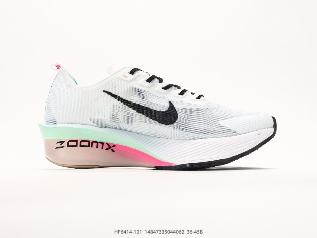 Nike ZoomX Vaporfly NEXT% 4.0 White Black Mint Pink view