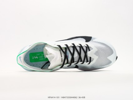 Nike ZoomX Vaporfly NEXT% 4.0 White Black Mint Pink view 3