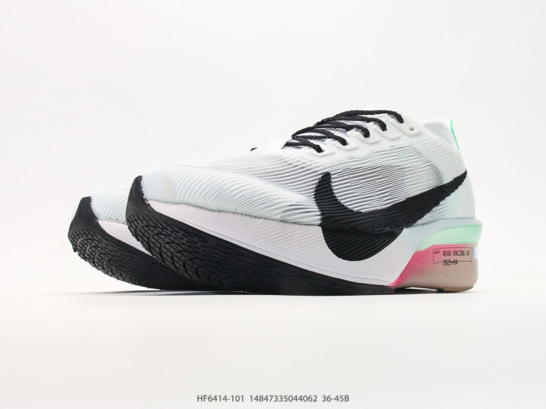 Nike ZoomX Vaporfly NEXT% 4.0 White Black Mint Pink view