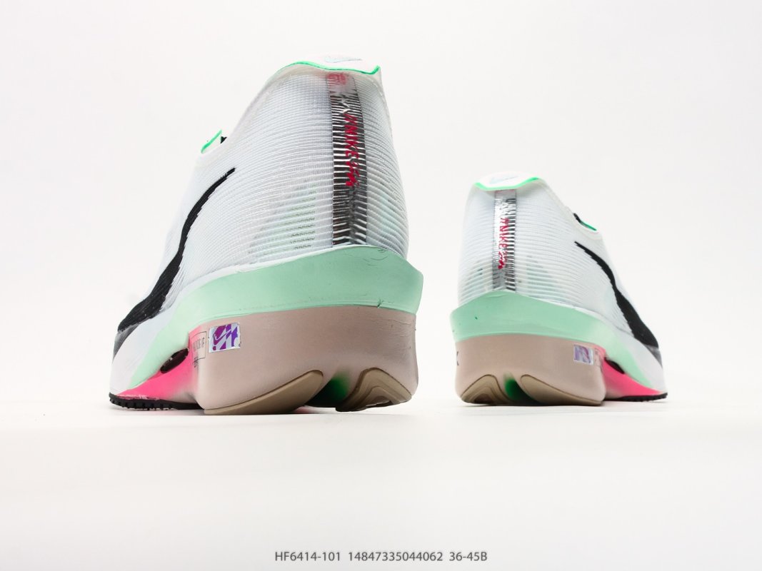 Nike ZoomX Vaporfly NEXT% 4.0 White Black Mint Pink view