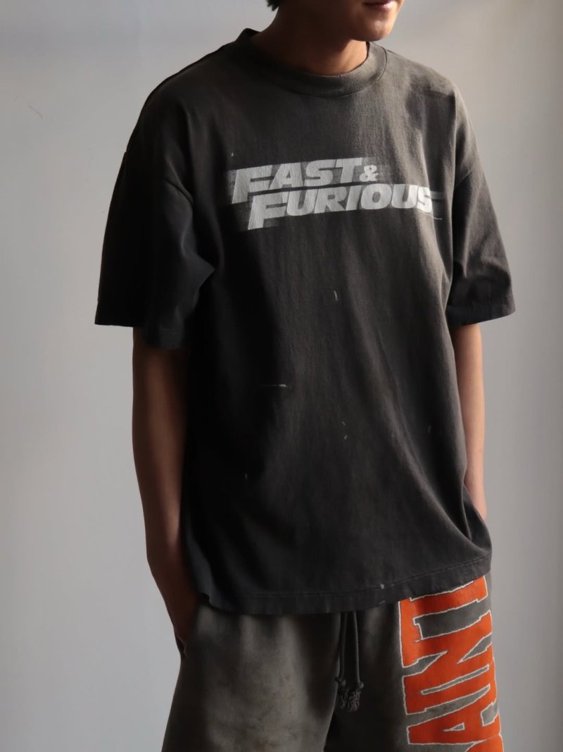 Nike Air Force 1 Vintage Grey Graphic T-Shirt Replica view