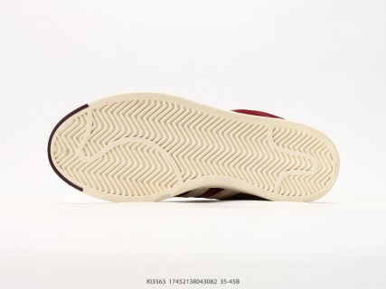 Adidas Superstar 2 ST Burgundy Cream Shell Toe Low view 4