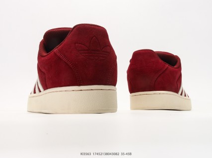 Adidas Superstar 2 ST Burgundy Cream Shell Toe Low view 6