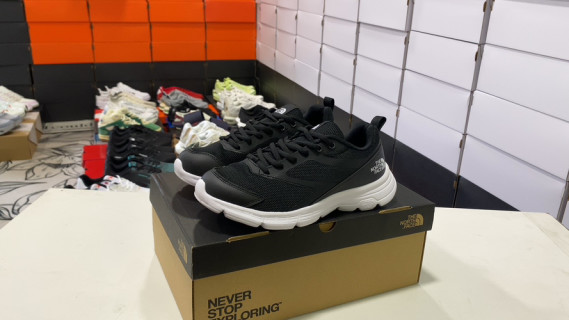 The North Face Ultra 112WP Black White Hiking Shoe