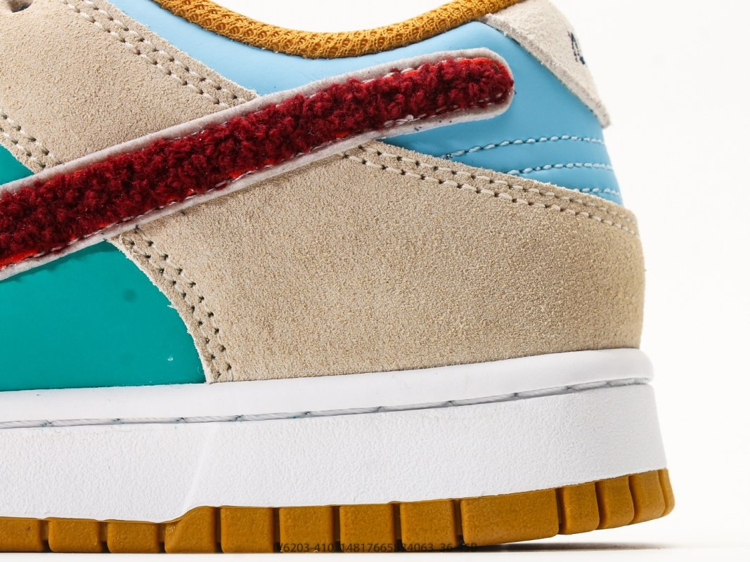 Nike SB Dunk Low Patchwork Multi-Color Casual Skate Shoe view