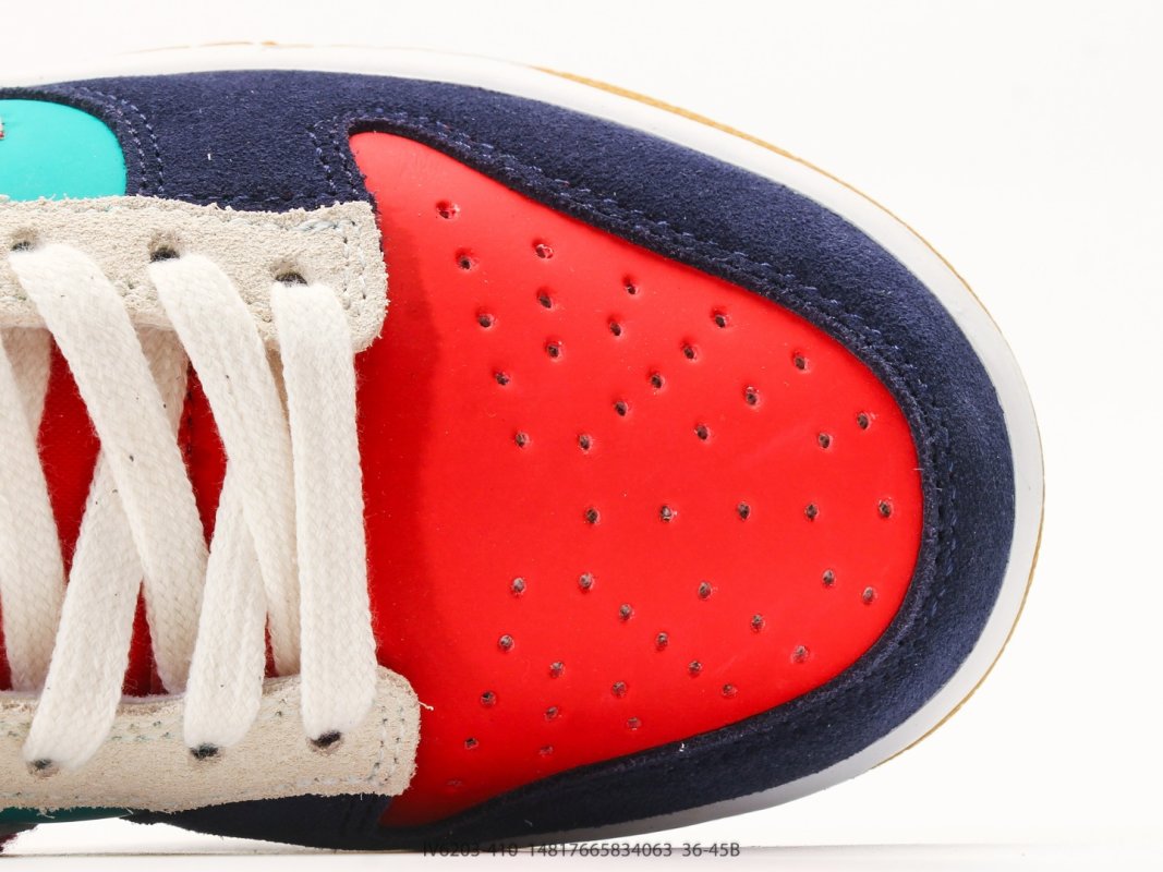Nike SB Dunk Low Patchwork Multi-Color Casual Skate Shoe view