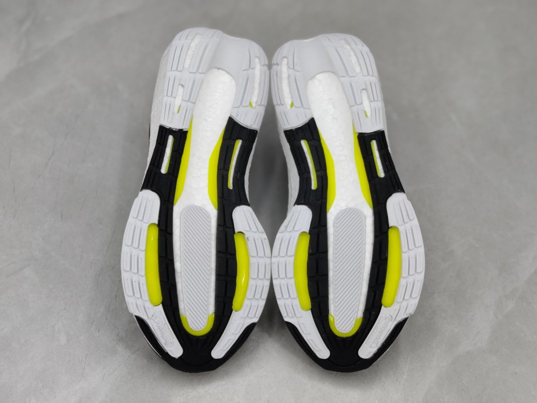 Adidas Ultraboost Light 23 Black White Neon Yellow Running Shoe view