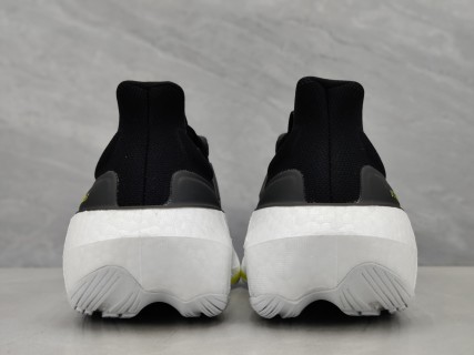 Adidas Ultraboost Light 23 Black White Neon Yellow Running Shoe view 10