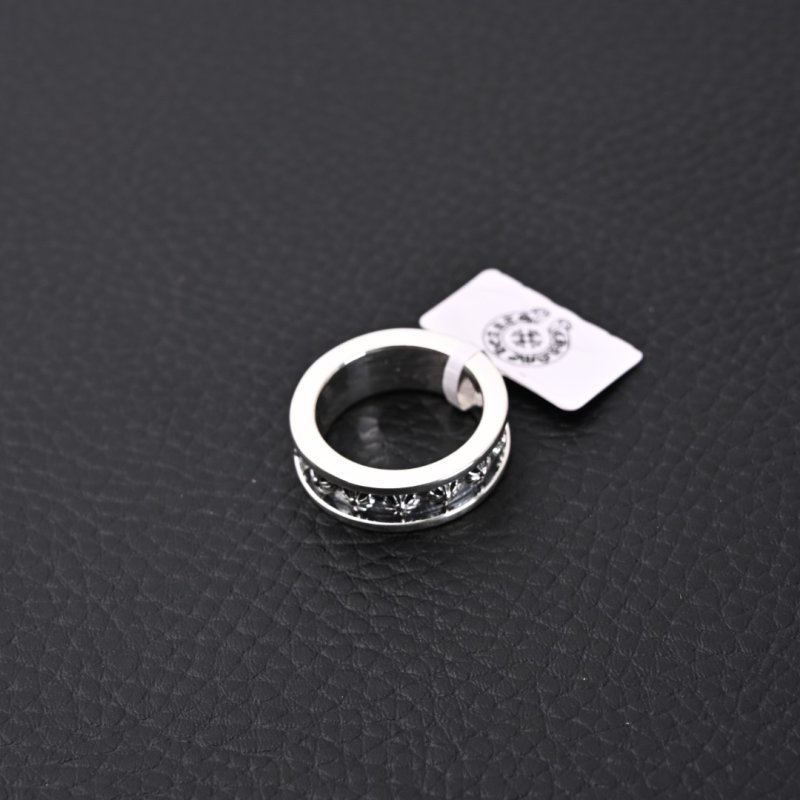 Chrome Hearts Forever Sanskrit Cross Ring Silver view