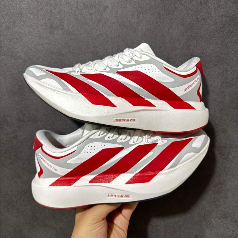 Adidas Adizero Evo SL EXO M White Red Running Shoe